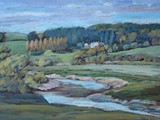 Glen Usk - acrylic - private collection